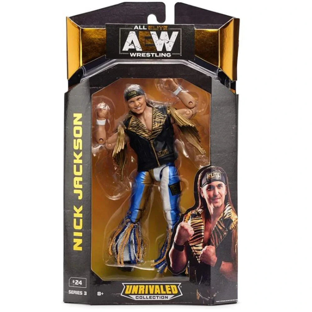 AEW Unrivaled Series 3 Young Bucks Matt & Nick Jackson Action Figure Set New